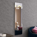 Wall Mount Mirror Set Of 2.Mdf Mirror Wall Mount At Horizontal & Vertical Hanging White Mdf