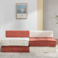 Folding Sofa Bed, Futon Sleeper Chair, Convertible Chair Floor Couch & Sleeping Mattress For Living Room, Guest Room, Home Office, Apartment, Small Space, Bed, Removable Back Cushion, Orange, 1 Seat Orange Chenille Primary Living Space Pillow Back Soft