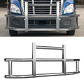 Stainless Steel Deer Guard Bumper For Freightliner Cascadia 2008 2017 With Brackets Chrome Stainless Steel