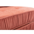 Folding Sofa Bed, Futon Sleeper Chair, Convertible Chair Floor Couch & Sleeping Mattress For Living Room, Guest Room, Home Office, Apartment, Small Space, Bed, Removable Back Cushion, Orange, 1 Seat Orange Chenille Primary Living Space Pillow Back Soft