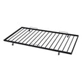 Full Xl Over Queen Metal Bunk Bed With Twin Size Trundle, Black Black Iron