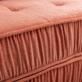 Folding Sofa Bed, Futon Sleeper Chair, Convertible Chair Floor Couch & Sleeping Mattress For Living Room, Guest Room, Home Office, Apartment, Small Space, Bed, Removable Back Cushion, Orange, 1 Seat Orange Chenille Primary Living Space Pillow Back Soft