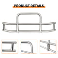 Front Bumper Deer Guard For Volvo Vn Vnl 2004 2017 With Bracket G04020 Silver Stainless Steel