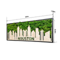 Houston Moss City Metal Wall Art Green Iron