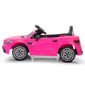 12V Kids Slc300 Ride On Toy Car, Electric Battery Powered Vehicles With Led Lights, Horn, For Children 3 6 Pink Polypropylene