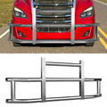 Stainless Steel Deer Guard Bumper For Freightliner Cascadia 2018 2022 With Brackets Chrome Stainless Steel