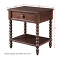 Beckett Nightstand Morocco Brown Wood