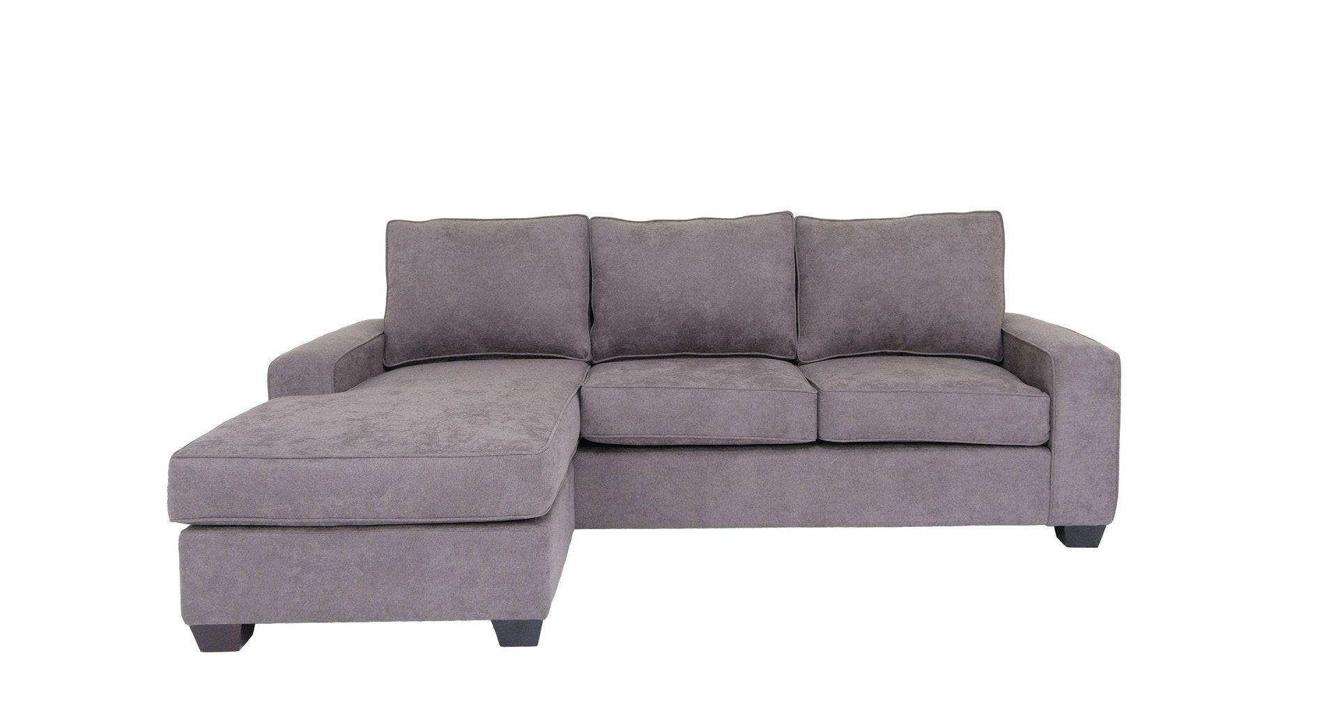 Grey L Shaped Sectional Sofas For Living Room, Modern Reversible Sectional Couches For Bedrooms, Apartment With Solid Wood Frame Polyester Nylon Grey Wood Foam Polyester