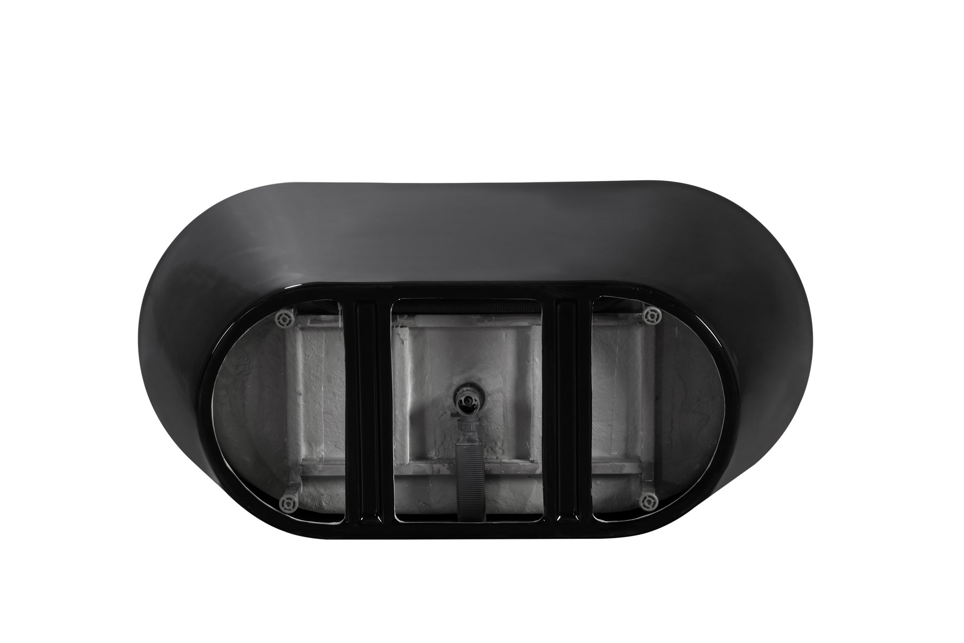 59" Acrylic Freestanding Bathtub Acrylic Soaking Tubs, Black Bathtub, Oval Shape Black Freestanding Bathtub With Chrome Overflow And Pop Up Drain Black White Oval Bathroom Freestanding Tubs Polished 61 69 In Contemporary Soaking Center Acrylic Acrylic