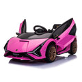 12V Electric Powered Kids Ride On Car Toy Pink Polypropylene