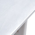 Chinese Style White Solid Wood And Imitation Rattan Coffee Table, Rectangular Solid Wood Coffee Low Table, Small Living Room Coffee Table White Solid Wood