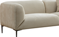 Wks2B Beige Sofa Can Be Placed In The Studio, Living Room, Attic Multiple Scenes, Modern Style Simple Fashion, Size 89.37* 35.43* High 28.74 Inches Beige Fabric 1 Seat