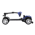 Max Sport Blue 4 Wheels Outdoor Compact Mobility Scooter With 2 In 1 Cup & Phone Holder Blue Metal