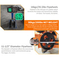 Garlugh Log Splitter 9 Ton Household Electric Powered 2.7Hp Horizontal Movable Fast Automatic Return Firewood Splitting Machine For Toughest Wood. Orange Multi Abs Rubber Steel Q235