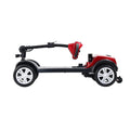 Max Sport Red 4 Wheels Outdoor Compact Mobility Scooter With 2 In 1 Cup & Phone Holder Red Metal