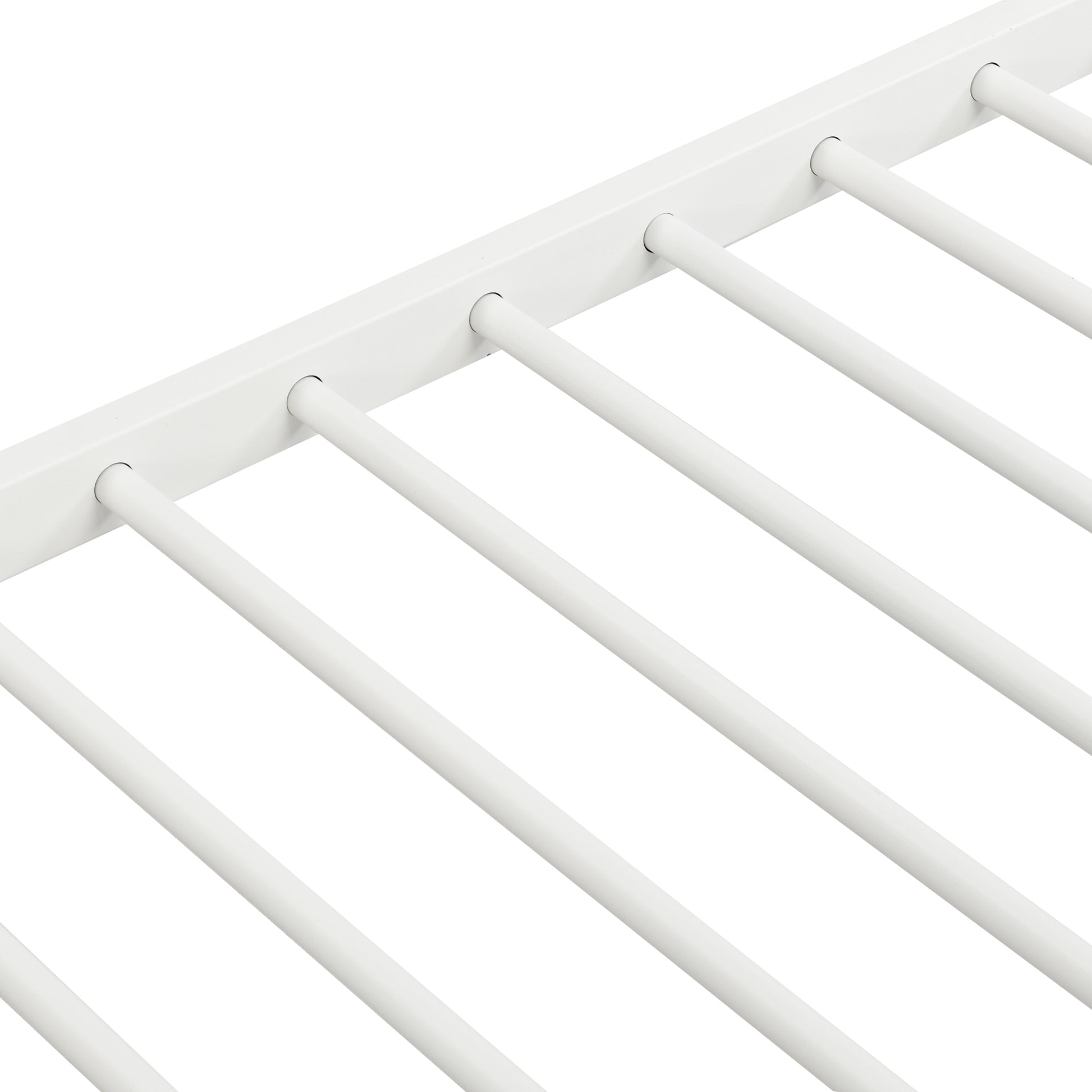 Metal Bunk Bed White White Metal