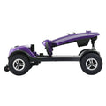 Max Plus Purple 4 Wheels Outdoor Compact Mobility Scooter With 2Pcs*20Ah Lead Acid Battery, 16 Miles, Cup Holders & Usb Charger Port Purple Metal