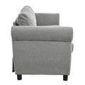 80.7'' 2 In 1 Sofa Bed Sleeper With Large Memory Mattress 63''*70.9*3.3 Inch , For Living Room Spaces Bedroom Gray Polyester