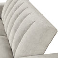 Convertible Soft Cushion Sofa Pull Bed ,For Two People To Sit On Beige Polyester