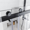 Frameless Sliding Shower Glass Door 56 60 In.W X 76 In. H,3 8