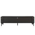 Tv Stand,Tv Cabinet,Entertainment Center,Tv Console,Media Console,With Led Remote Control Lights,Uv Bloom Drawer Panel,Ferrous Legs,Can Be Placed In The Living Room, Bedroom, Color: Dark Brown Black Black Brown Brown Primary Living Space 60 69 Inches 60