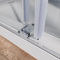 Frameless Sliding Bathtub Door 56 60 In.W X 62 In.H,Bypass Tub Glass Sliding Shower Doors,3 8