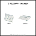 2 Piece Duvet Cover Set Blue Cotton