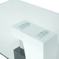 Modern Style Glass Table, Elegant Transparent Design, Durable Support Base, Solid, Selected Materials Made Of Furniture Display Fashion, Suitable For The Living Room Set Of 5 Grey Silver Seats 4 Mdf Glass