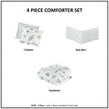 Comforter Set Blue Cotton