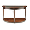Transitional 1Pc Side Table Dark Cherry Open Bottom Shelf Beveled Glass Top Turned Legs Living Room Furniture Cherry Primary Living Space Classic,Contemporary,Transitional Rubberwood Open Storage Coffee & End Tables Solid Wood