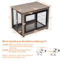 Dog Crate Furniture, Large Dog Kennel, 38