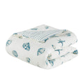 Comforter Set Blue Cotton