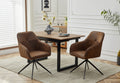 Square Extendable Dining Table With Metal Leg,Modern Space Saving Kitchen Table For Living Room 70.86