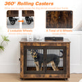 Dog Crate Furniture, Large Dog Kennel, 43