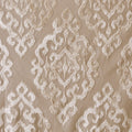 Knitted Jacquard Da Total Blackout Grommet Top Curtain Panel Pair 2 Pcs Window Panels Champagne Polyester