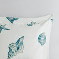 2 Piece Duvet Cover Set Blue Cotton