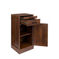 Brown Walnut Color Modular Wine Bar Cabinet Buffet Cabinet With Hutch For Dining Room Walnut Brown Mdf