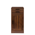 Brown Walnut Color Modular Wine Bar Cabinet Buffet Cabinet With Hutch For Dining Room Walnut Brown Mdf