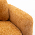 Mid Century Modern Barrel Accent Chair Armchair For Living Room, Bedroom, Guest Room,Office, Pumpkin Orange Pumpkin Orange Upholstered