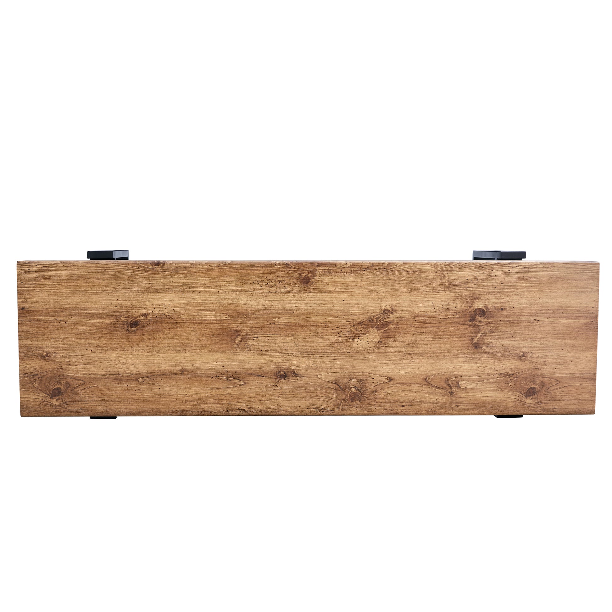 59" Dining Bench, Farmhouse Indoor Kitchen Table Benches, Bed Bench, Industrial Shoe Bench, Entryway Benches Natural Wood Wash Farmhouse,Mid Century Modern,Modern Mdf Mdf Metal