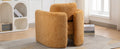 Mid Century Modern Barrel Accent Chair Armchair For Living Room, Bedroom, Guest Room,Office, Pumpkin Orange Pumpkin Orange Upholstered