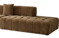 Wks3 Piano Key Combination Sofa, 2 Single Seats Plus 1 Luxury Cloth Sofa, Brown Brown Fabric