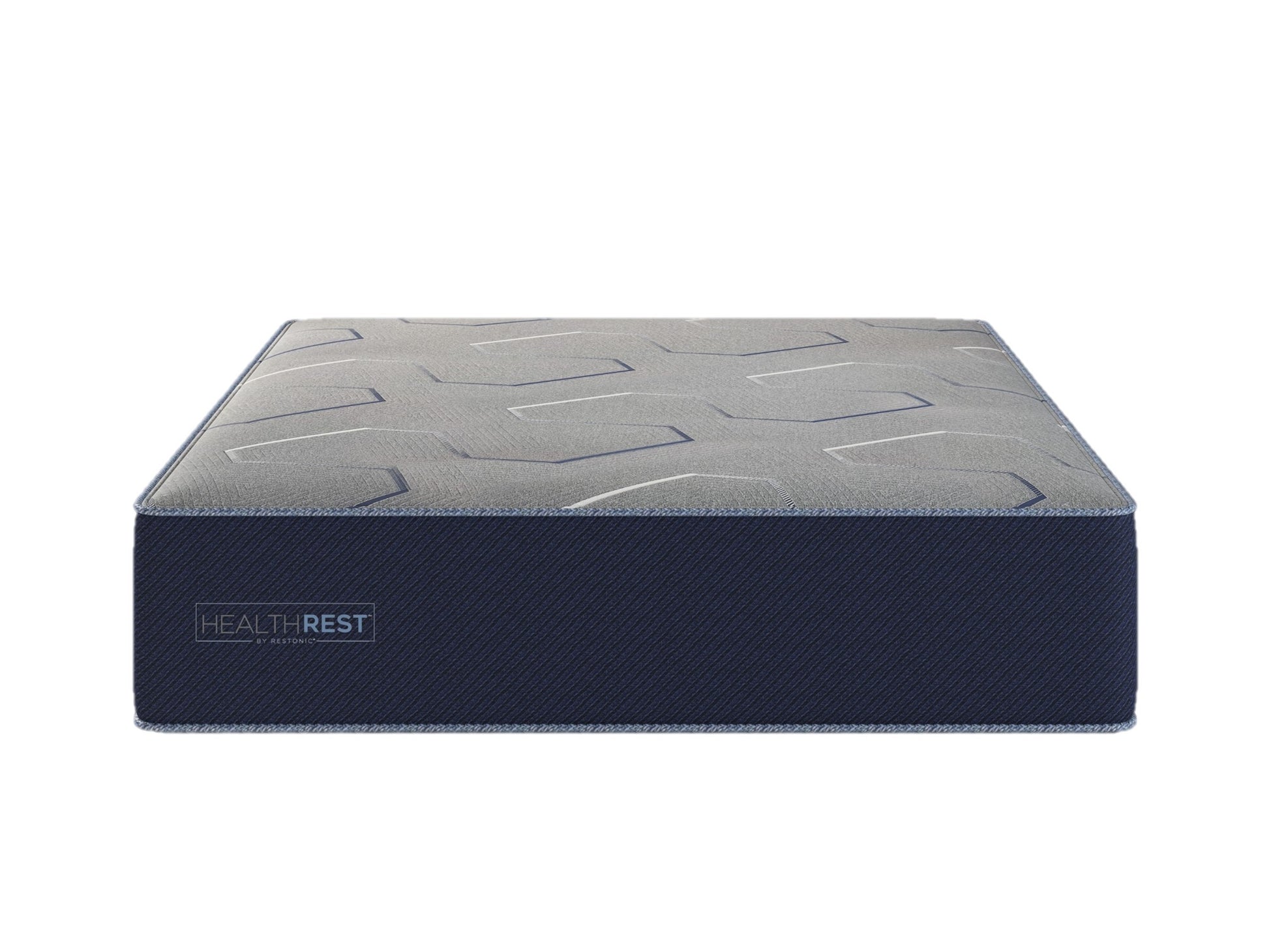 Healthrest By Restonic Polarbreeze Plush, Twin Navy Blue Steel Foam