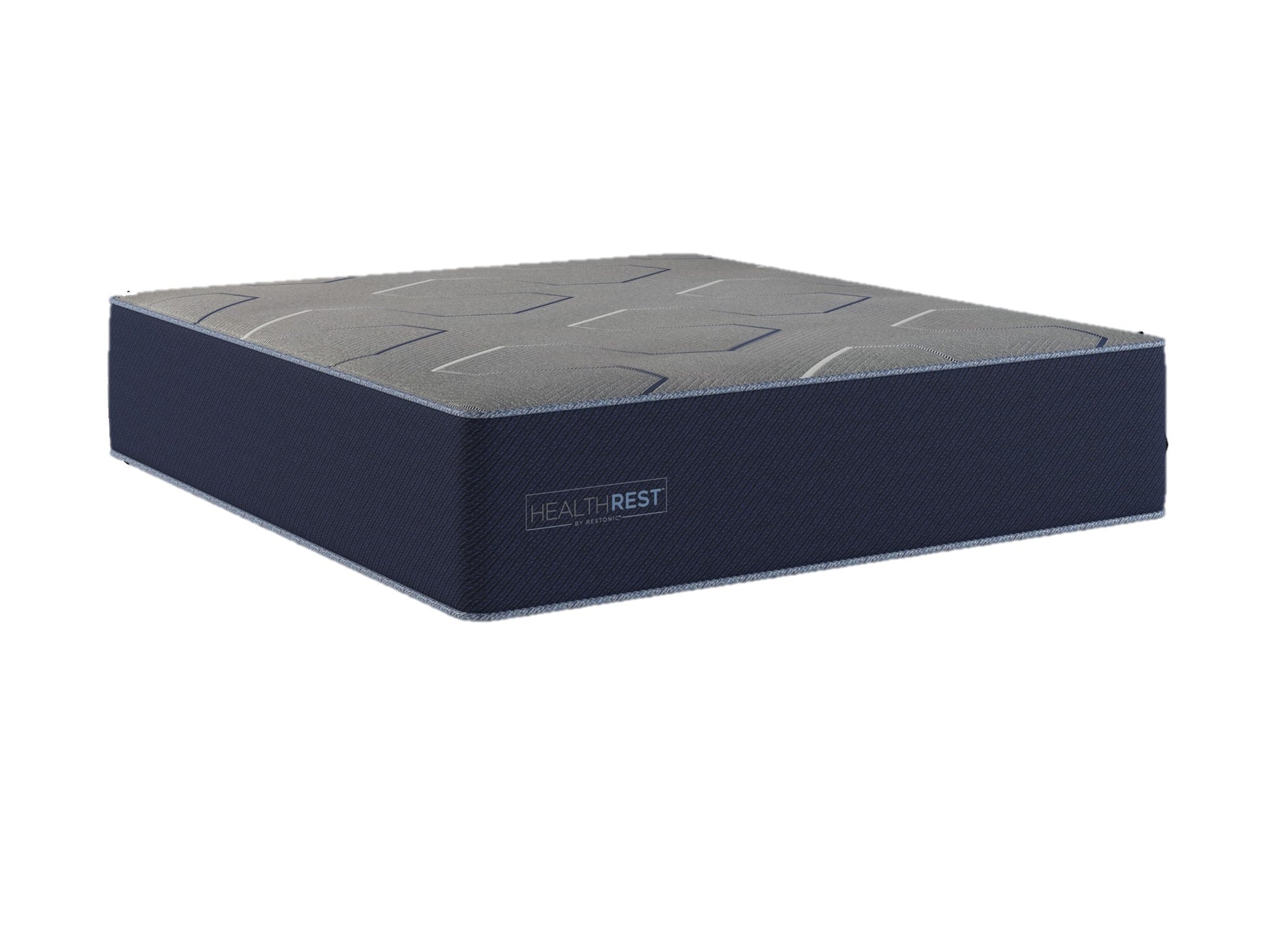 Healthrest By Restonic Polarbreeze Lux Firm, King Navy Blue Steel Foam