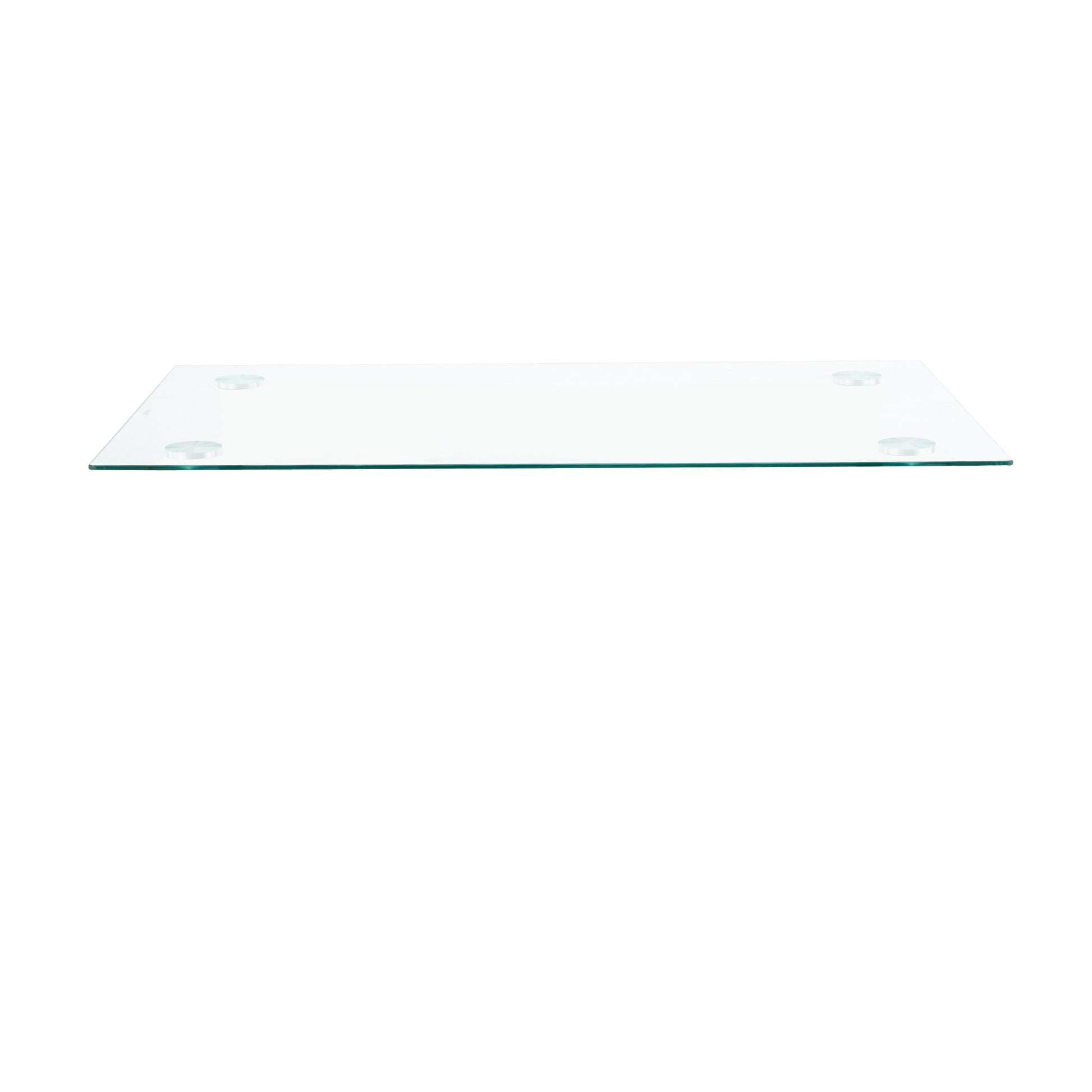Modern Minimalist Rectangular Glass Table Accessories, Transparent Glass Countertop Dia1300*800*8Mm Clear Glass