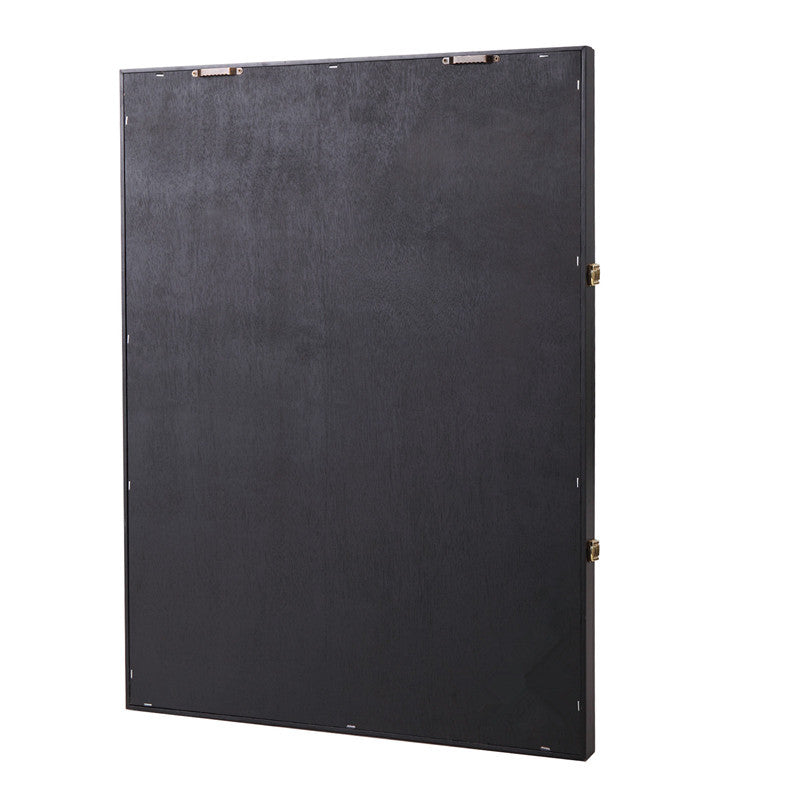 Jersey Frame Display Case With Lengthened Hanger For Baseball Basketball Football Hockey Sport Shirt And Uniform, Black Black Pine