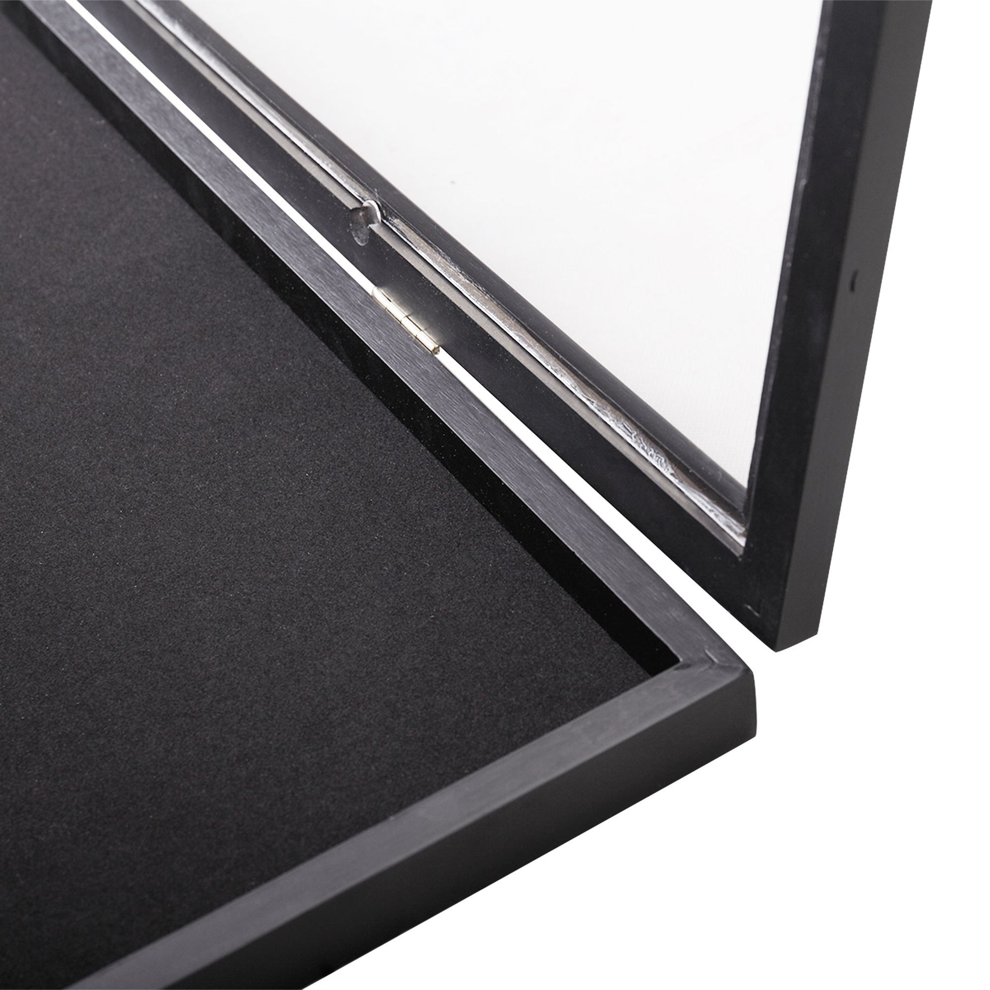 Jersey Frame Display Case With Lengthened Hanger For Baseball Basketball Football Hockey Sport Shirt And Uniform, Black Black Pine