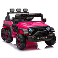 24V Ride On Large Pickup Truck Car For Kids,Ride On 4Wd Toys With Remote Control,Parents Can Assist In Driving,Bluetooth Music Version,Pickup Truck Design With Spacious Storage In The Rear. Pink Polyethylene