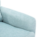 270 Degree Swivel Electric Recliner Home Theater Seating Single Reclining Sofa Rocking Motion Recliner With A Phone Holder For Living Room, Blue Blue Foam Polyester