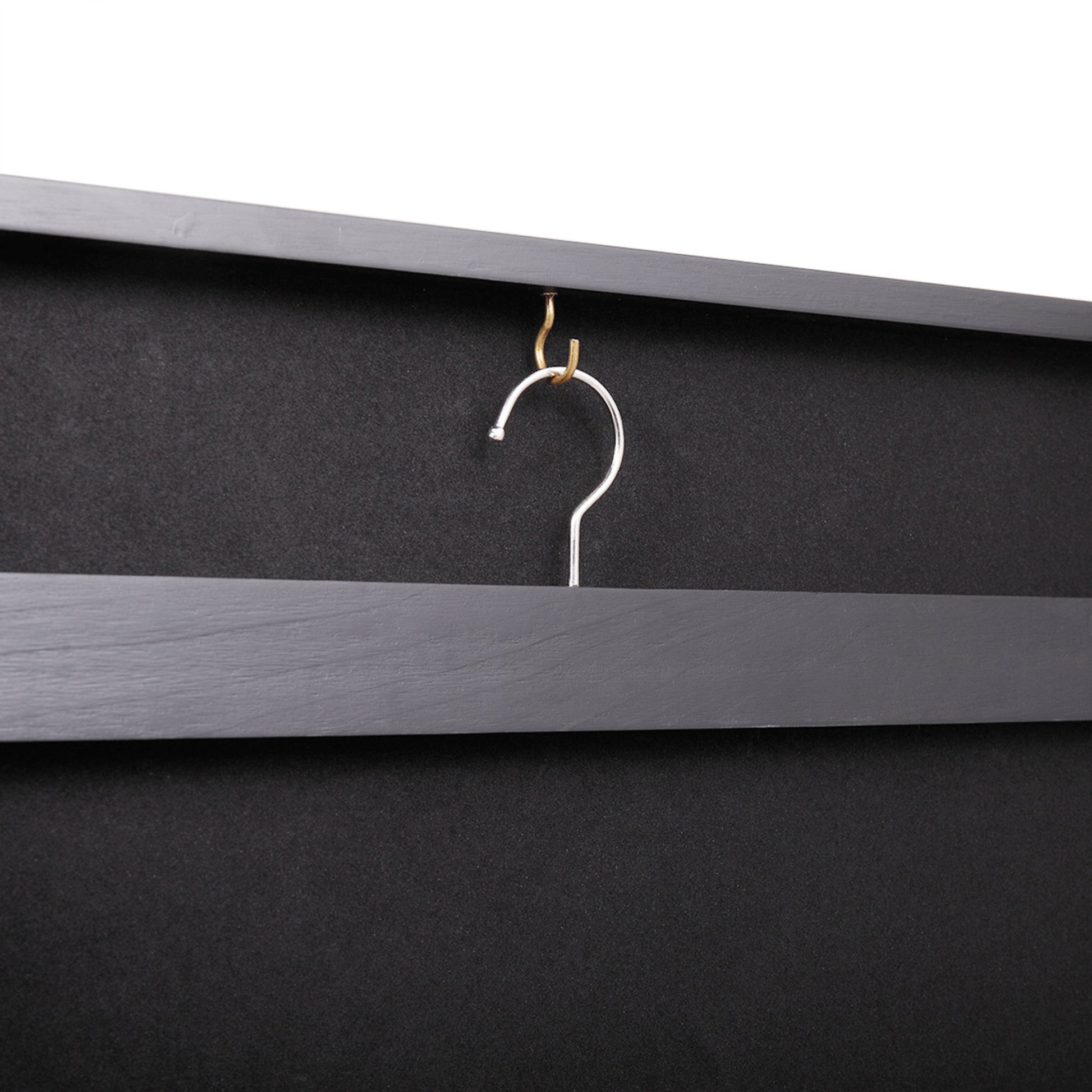 Jersey Frame Display Case With Lengthened Hanger For Baseball Basketball Football Hockey Sport Shirt And Uniform, Black Black Pine
